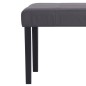 vidaXL Sitzbank 106 cm Grau Kunstleder vidaXL Sitzbank 106 cm Grau Kunstleder