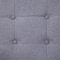 vidaXL 2-Sitzer-Sofa mit Armlehnen Hellgrau Stahl und Stoff vidaXL 2-Sitzer-Sofa mit Armlehnen Hellgrau Stahl und Stoff