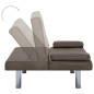 vidaXL Schlafsofa mit 2 Kissen Kunstleder Ausziehbar Braun vidaXL Schlafsofa mit 2 Kissen Kunstleder Ausziehbar Braun