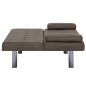 vidaXL Schlafsofa mit 2 Kissen Kunstleder Ausziehbar Braun vidaXL Schlafsofa mit 2 Kissen Kunstleder Ausziehbar Braun