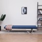 vidaXL Schlafsofa Blau Polyester vidaXL Schlafsofa Blau Polyester