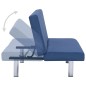 vidaXL Schlafsofa Blau Polyester vidaXL Schlafsofa Blau Polyester