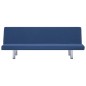 vidaXL Schlafsofa Blau Polyester vidaXL Schlafsofa Blau Polyester