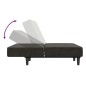 vidaXL Schlafsofa 2-Sitzer Dunkelgrau Samt vidaXL Schlafsofa 2-Sitzer Dunkelgrau Samt