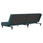 vidaXL Schlafsofa 2-Sitzer Blau Samt vidaXL Schlafsofa 2-Sitzer Blau Samt