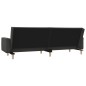 vidaXL Schlafsofa 2-Sitzer mit 2 Kissen Dunkelgrau Stoff vidaXL Schlafsofa 2-Sitzer mit 2 Kissen Dunkelgrau Stoff