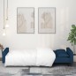 vidaXL Schlafsofa 2-Sitzer mit 2 Kissen Blau Samt vidaXL Schlafsofa 2-Sitzer mit 2 Kissen Blau Samt