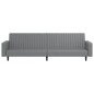 vidaXL Schlafsofa 2-Sitzer Grau Kunstleder vidaXL Schlafsofa 2-Sitzer Grau Kunstleder