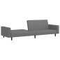 vidaXL Schlafsofa 2-Sitzer Grau Kunstleder vidaXL Schlafsofa 2-Sitzer Grau Kunstleder
