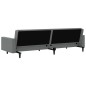vidaXL Schlafsofa 2-Sitzer Grau Kunstleder vidaXL Schlafsofa 2-Sitzer Grau Kunstleder