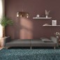 vidaXL Schlafsofa 2-Sitzer mit 2 Kissen Dunkelgrau Stoff vidaXL Schlafsofa 2-Sitzer mit 2 Kissen Dunkelgrau Stoff