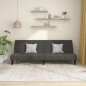 vidaXL Schlafsofa 2-Sitzer Dunkelgrau Samt vidaXL Schlafsofa 2-Sitzer Dunkelgrau Samt