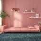 vidaXL Schlafsofa 2-Sitzer mit 2 Kissen Rosa Samt vidaXL Schlafsofa 2-Sitzer mit 2 Kissen Rosa Samt