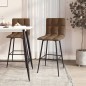 vidaXL Barhocker 2 Stk. Dunkelbraun Kunstleder vidaXL Barhocker 2 Stk. Dunkelbraun Kunstleder