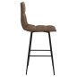 vidaXL Barhocker 2 Stk. Dunkelbraun Kunstleder vidaXL Barhocker 2 Stk. Dunkelbraun Kunstleder