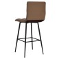 vidaXL Barhocker 2 Stk. Dunkelbraun Kunstleder vidaXL Barhocker 2 Stk. Dunkelbraun Kunstleder