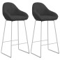 vidaXL Barhocker 2 Stk. Schwarz Samt vidaXL Barhocker 2 Stk. Schwarz Samt