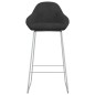 vidaXL Barhocker 2 Stk. Schwarz Samt vidaXL Barhocker 2 Stk. Schwarz Samt