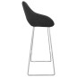 vidaXL Barhocker 2 Stk. Schwarz Samt vidaXL Barhocker 2 Stk. Schwarz Samt