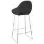 vidaXL Barhocker 2 Stk. Schwarz Samt vidaXL Barhocker 2 Stk. Schwarz Samt