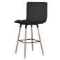 vidaXL Barhocker Schwarz Stoff vidaXL Barhocker Schwarz Stoff