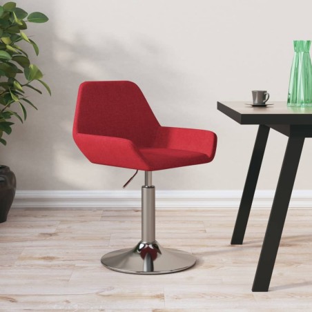 vidaXL Barhocker Weinrot Stoff