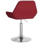 vidaXL Barhocker Weinrot Stoff vidaXL Barhocker Weinrot Stoff