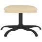 vidaXL Fußhocker Creme 60x60x36 cm Stoff vidaXL Fußhocker Creme 60x60x36 cm Stoff