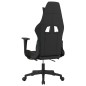 Gaming-Stuhl mit Massage & Fußstütze Schwarz und Hellgrün Stoff Gaming-Stuhl mit Massage & Fußstütze Schwarz und Hellgrün Stoff