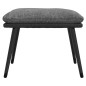 vidaXL Fußhocker Hellgrau 45x29,5x35 cm Stoff und Kunstleder vidaXL Fußhocker Hellgrau 45x29,5x35 cm Stoff und Kunstleder