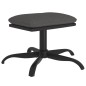 vidaXL Fußhocker Dunkelgrau 60x60x36 cm Stoff und Kunstleder vidaXL Fußhocker Dunkelgrau 60x60x36 cm Stoff und Kunstleder