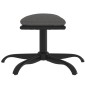 vidaXL Fußhocker Dunkelgrau 60x60x36 cm Stoff und Kunstleder vidaXL Fußhocker Dunkelgrau 60x60x36 cm Stoff und Kunstleder