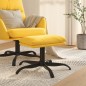 vidaXL Fußhocker Senfgelb 60x60x36 cm Stoff vidaXL Fußhocker Senfgelb 60x60x36 cm Stoff