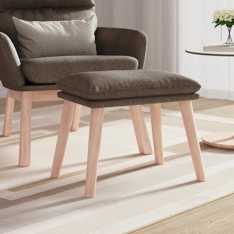 vidaXL Fußhocker Taupe 45x29,5x35 cm Stoff vidaXL Fußhocker Taupe 45x29,5x35 cm Stoff