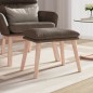 vidaXL Fußhocker Taupe 45x29,5x35 cm Stoff vidaXL Fußhocker Taupe 45x29,5x35 cm Stoff