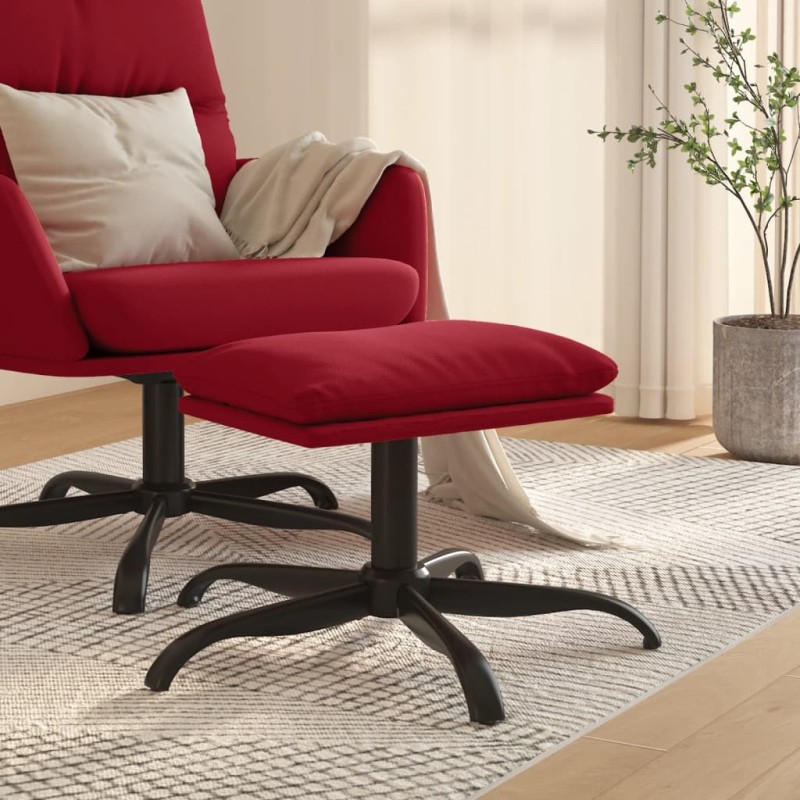 vidaXL Fußhocker Weinrot 60x60x36 cm Samt vidaXL Fußhocker Weinrot 60x60x36 cm Samt