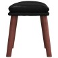vidaXL Fußhocker Schwarz 45x29,5x35 cm Kunstleder vidaXL Fußhocker Schwarz 45x29,5x35 cm Kunstleder