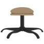 vidaXL Fußhocker Cappuccino-Braun 60x60x36 cm Kunstleder vidaXL Fußhocker Cappuccino-Braun 60x60x36 cm Kunstleder