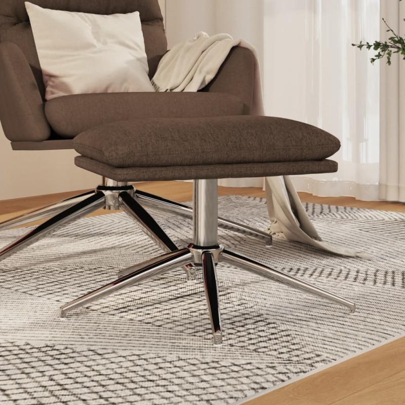 vidaXL Fußhocker Braun 60x60x35 cm Stoff vidaXL Fußhocker Braun 60x60x35 cm Stoff