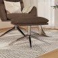 vidaXL Fußhocker Braun 60x60x35 cm Stoff vidaXL Fußhocker Braun 60x60x35 cm Stoff