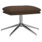 vidaXL Fußhocker Braun 60x60x35 cm Stoff vidaXL Fußhocker Braun 60x60x35 cm Stoff