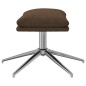 vidaXL Fußhocker Braun 60x60x35 cm Stoff vidaXL Fußhocker Braun 60x60x35 cm Stoff