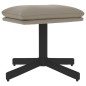 vidaXL Fußhocker Hellgrau 60x60x36 cm Samt vidaXL Fußhocker Hellgrau 60x60x36 cm Samt