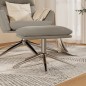 vidaXL Fußhocker Hellgrau 60x60x35 cm Mikrofasergewebe vidaXL Fußhocker Hellgrau 60x60x35 cm Mikrofasergewebe