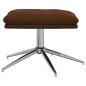 vidaXL Fußhocker Braun 45x29,5x35 cm Kunstleder Glänzend vidaXL Fußhocker Braun 45x29,5x35 cm Kunstleder Glänzend