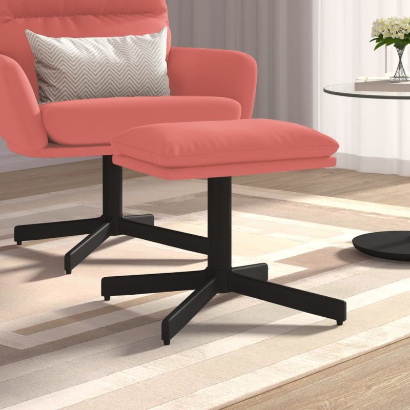 vidaXL Fußhocker Rosa 60x60x36 cm Samt vidaXL Fußhocker Rosa 60x60x36 cm Samt