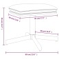 vidaXL Fußhocker Rosa 60x60x36 cm Samt vidaXL Fußhocker Rosa 60x60x36 cm Samt