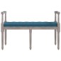 vidaXL Sitzbank Blau 110x40x70 cm Samt vidaXL Sitzbank Blau 110x40x70 cm Samt