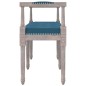 vidaXL Sitzbank Blau 110x40x70 cm Samt vidaXL Sitzbank Blau 110x40x70 cm Samt