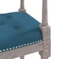 vidaXL Sitzbank Blau 110x40x70 cm Samt vidaXL Sitzbank Blau 110x40x70 cm Samt